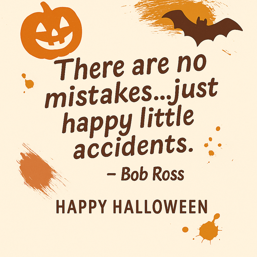 🎃 Happy Little Hauntings (and Bob Ross&nbsp;Shenanigans)